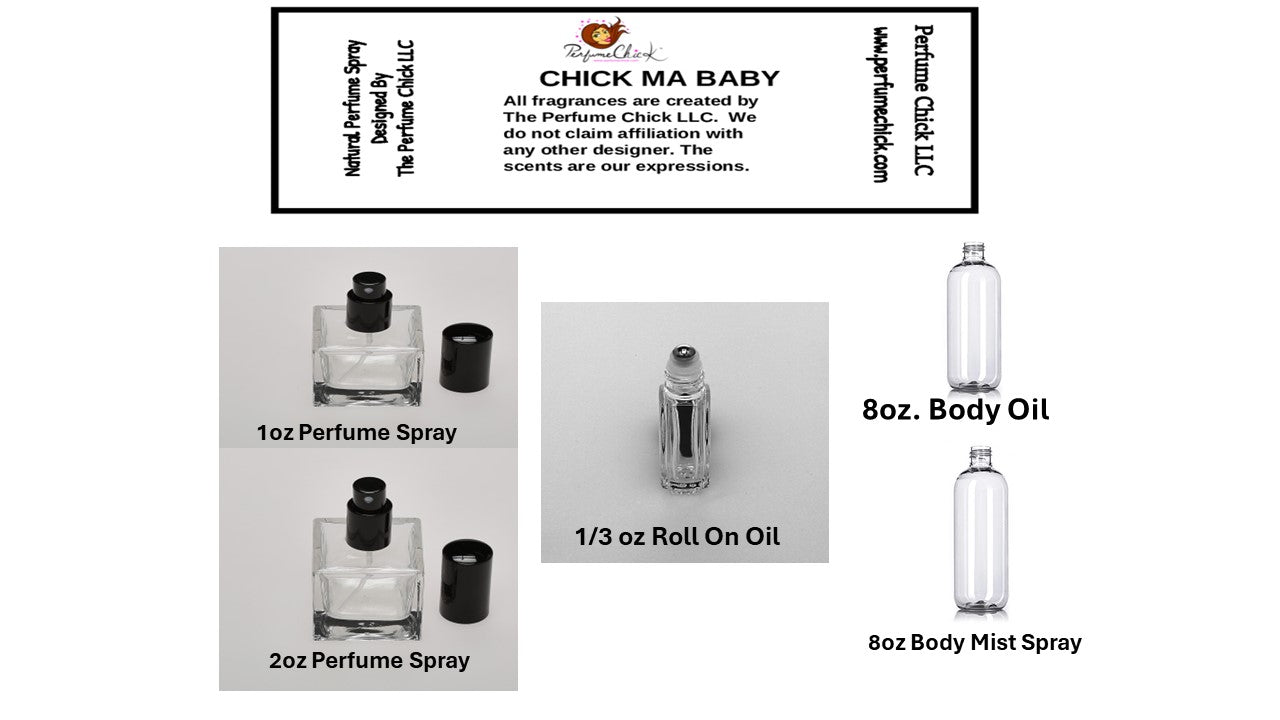 CHICK MA BABY (SPRAYS- ROLL ONS AND BODY OILS)
