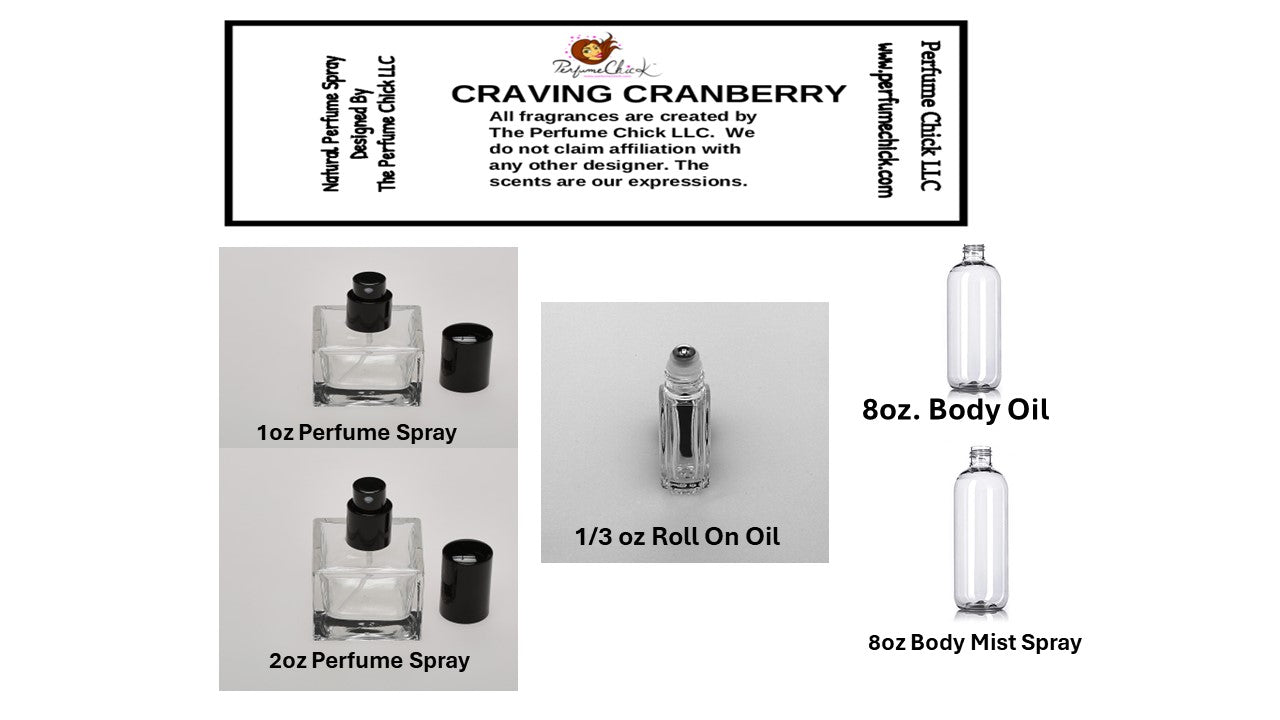 CRAVING CRANBERRY (SPRAYS- ROLL ONS AND BODY OILS)