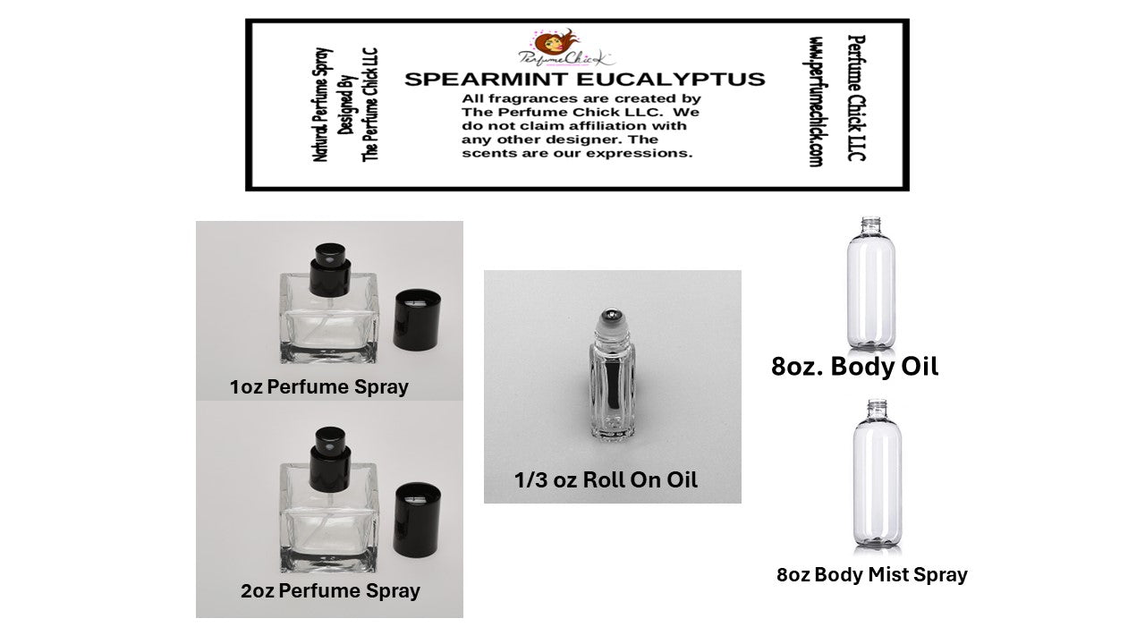 BBW SPEARMINT EUCALYPTUS TYPE (SPRAYS- ROLL ONS AND BODY OILS)