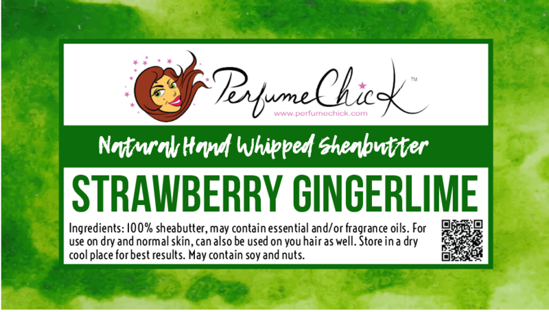 (Strawberry Ginger Lime) Unisex Whipped Shea Butter