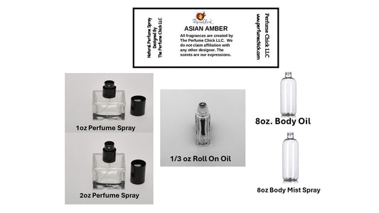 ASIAN AMBER - (SPRAYS- ROLL ONS AND BODY OILS)