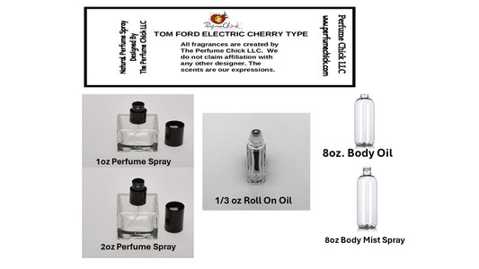 TOM FORD ELECTRIC CHERRY TYPE (SPRAYS- ROLL ONS AND BODY OILS)