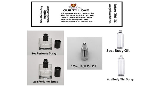 LOVE GUCCI GUILTY TYPE MEN   (SPRAYS- ROLL ONS AND BODY OILS)