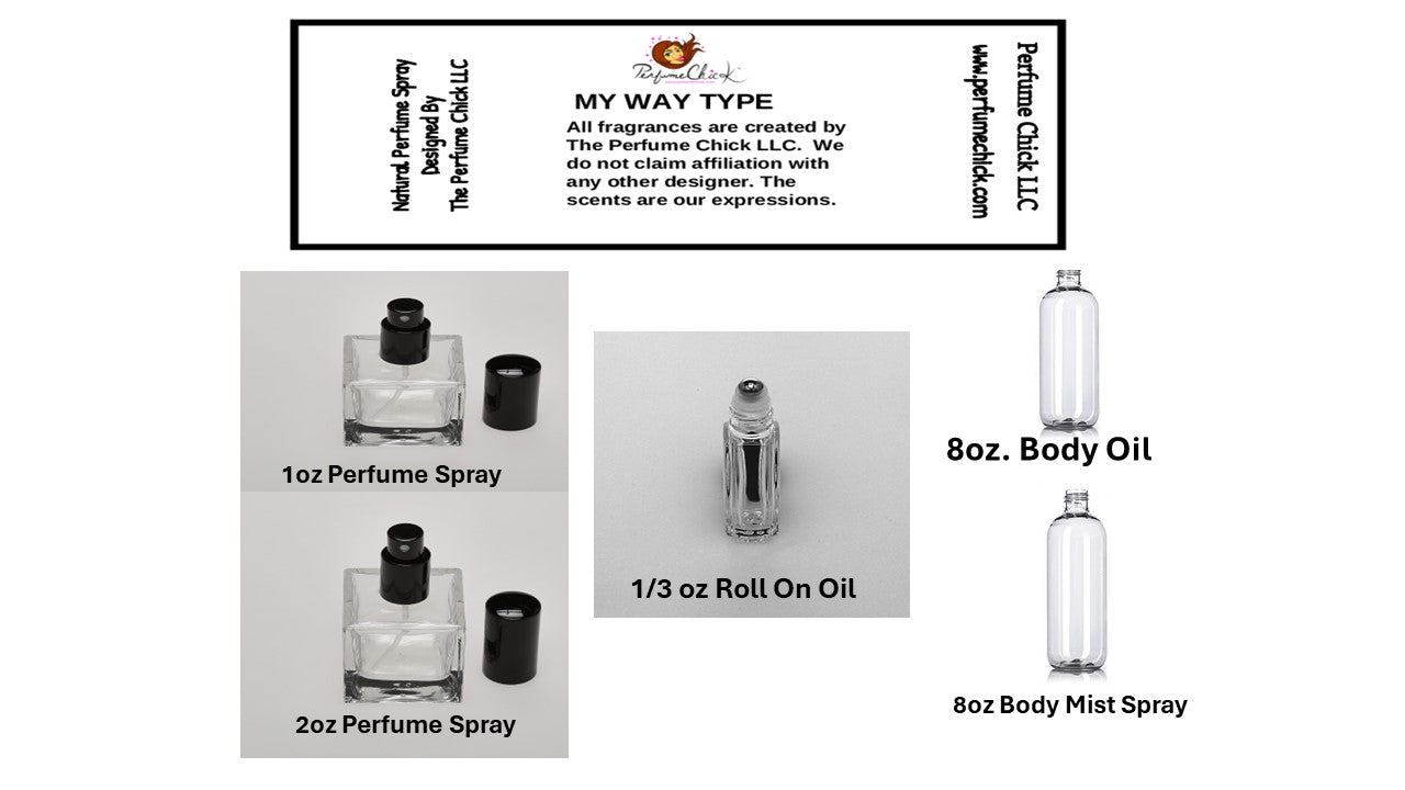 ARMANI MY WAY  TYPE (SPRAYS- ROLL ONS AND BODY OILS)
