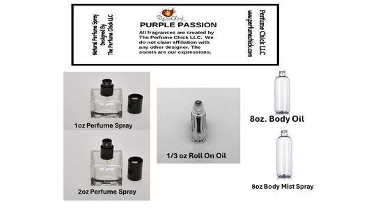 PURPLE PASSION    (SPRAYS- ROLL ONS AND BODY OILS)